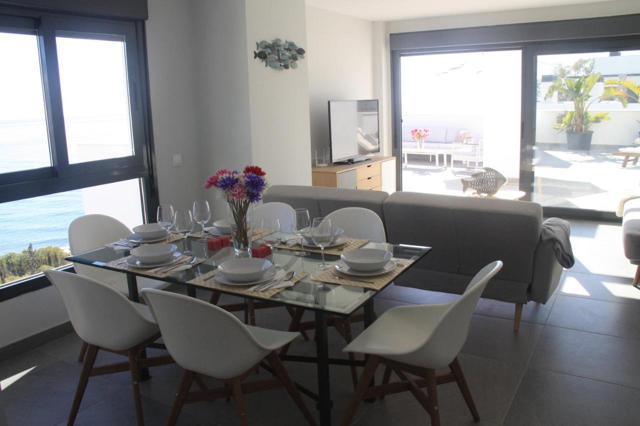 Sunny Penthouse Beach Apartment With Panoramic Views Almuñécar Extérieur photo